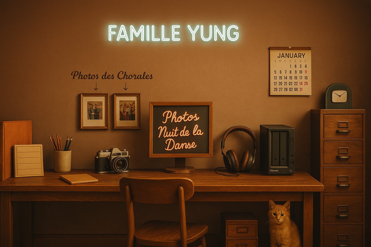 Carte interactive de la famille Yung
